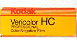 Kodak VERICOLOR HC 100 Professional - Code : 6329 VHC film packaging