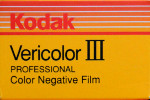 Kodak VERlCOLOR III IS - Code : 2106 VIS film packaging