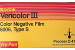 Kodak Vericolor III Professional Film Type S 120 / 220 - Code :... film packaging