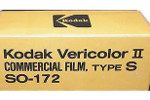Kodak SO172 Vericolor II Commercial Color Negative Film Type S ... film packaging