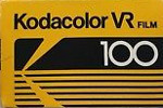 Kodak Kodacolor VR100-3 Gen 3 - Code 5094 film packaging