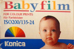 Konica Baby Film ISO 200 film packaging