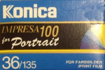 Konica IMPRESA 100 For Portrait film packaging