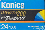 Konica IMPRESA 200 For Portrait film packaging