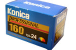 Konica KONICA Professional 160 SP film packaging