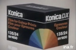 Konica SR 1600 Color film packaging