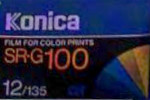 Konica sr-g 100 Color 100 ISO SR-G-100 film packaging