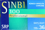Konica Chrome SINBI 100 Professional SRP film packaging