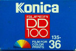 Konica Super DD 100 film packaging