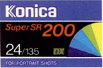Konica Color Super SR-200P (Gen 1) SSR200p film packaging