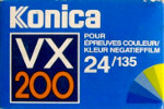 Konica VX200 film packaging