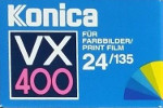 Konica VX400 film packaging