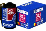 Konica XG400 film packaging