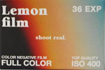Kodak Lemon Film Full Color ISO 400 film packaging
