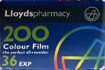 Lloydspharmacy 200 Colour Film film packaging