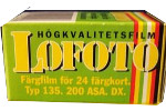 LOFOTO 200DX Högkvalitetsfilm film packaging