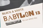 Orwo Lomography Babylon 13 Kino B&W (ISO 13) film packaging