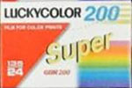 Lucky COLOR SUPER 200 film packaging