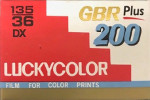 Lucky COLOR GBR Plus 200 GBR+ GBR200+ film packaging
