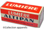 Lumière Altipan 32 Panchromatique ultra rapide film packaging