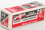 Lumière Super-Lumichrome 49 – 28° film packaging
