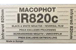 Efke Maco MACOPHOT IR 820c Black & White infrared 820nm IR820c film packaging