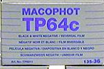 Rollei Maco TP64c film packaging