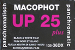 Efke Maco MACOPHOT UP 25 Plus UP25+ film packaging