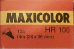Maxicolor HR100 film packaging