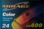 MIRAGE Color FG400 film packaging