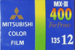 Mitsubishi Color MX-III 400 mxiii film packaging