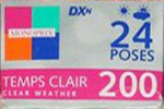 Monoprix Temps Clair 200 ISO film packaging