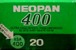 Fujifilm Neopan 400UG (Uniform grain, first version) film packaging