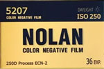NOLAN 250D Color Negative Film 5207 film packaging