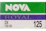 Nova Royal 125 film packaging