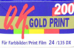 O.K. Gold Print 200 film packaging