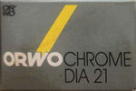 Orwo Orwochrome DIA21 slide ISO 100 film packaging