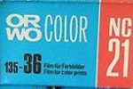 Orwo NC-21 OrwoColor (100 ASA) NC21 film packaging