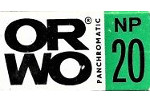 Orwo NP-20 (80 ASA) B&W film packaging