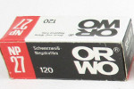 Orwo NP-27 (400 ASA) B&W film packaging