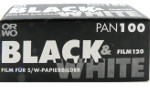 Orwo PAN 100 Black&White film packaging