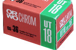 Orwo UT-18 (ISO 50) ORWOCHROM DX coded film packaging