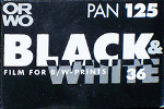 Ilford Orwo ORWOPAN 125 film packaging