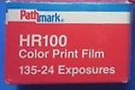 Pathmark HR100 Color Print film packaging