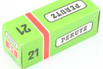 Perutz 21 DIN B&W film packaging