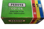 Perutz Color Reversal film Umkehr-Film C18 slide film packaging
