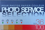Photo Service – Sélection 100 Iso film packaging