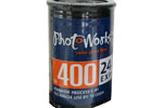 Made Seattle PhotoWorks 400 (Process C41) film packaging