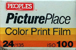 PicturePlace Color Film ISO 100 - Peoples Brand film packaging
