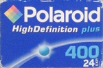 Polaroid HighDefinition Plus Color 400 film packaging